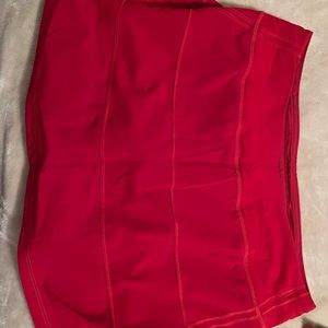 Lululemon red skirt